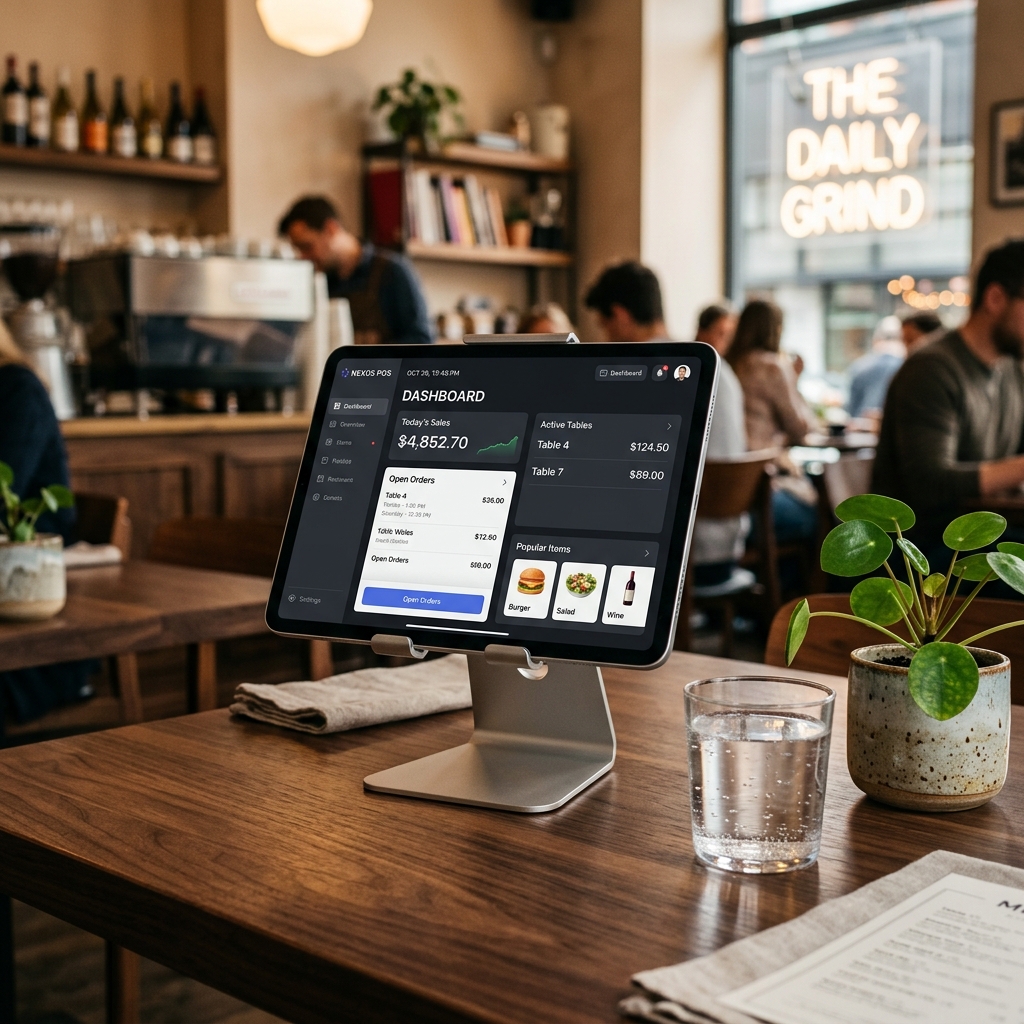 Tablet Dashboard POS Mockup